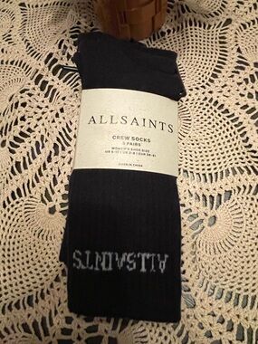 All Saints (3) pair socks NWT